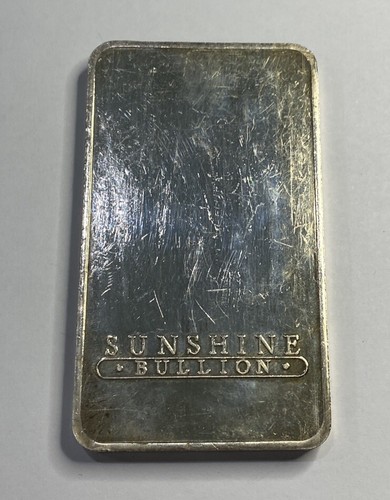 Pièce d'argent vintage Sunshine Mining 0,999 lingot aigle 10 oz #C109524 - Photo 6 sur 16
