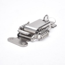 72mm Spring Loaded Toggle Latch Catch Hasp Cabinet Tool Box Case Locking Silver