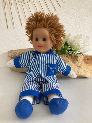 1124⚜️ Peluche Poupée de Chiffon Doudou Nicolas Bonne Nuit Les - Main Image