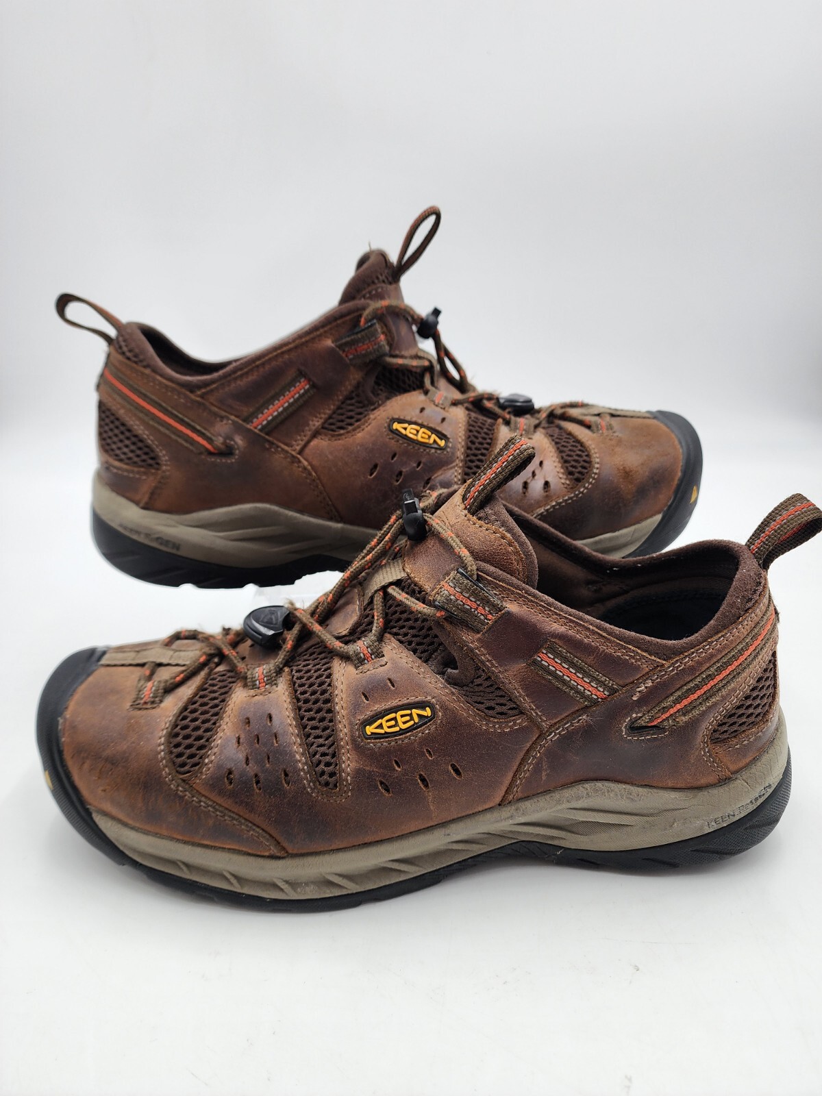 Scarpe da lavoro escursionismo uomo KEEN Utility Regen punta acciaio marrone 11 5D ASTM F2413 18 EH