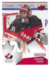 2015 UPPER DECK TEAM CANADA WOMEN GENEVIEVE LACASSE EXCLUSIVES #71 WOMEN 008/199