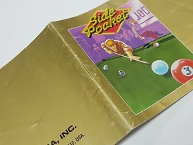 Side Pocket Authentic Original NES Nintendo Manual Only