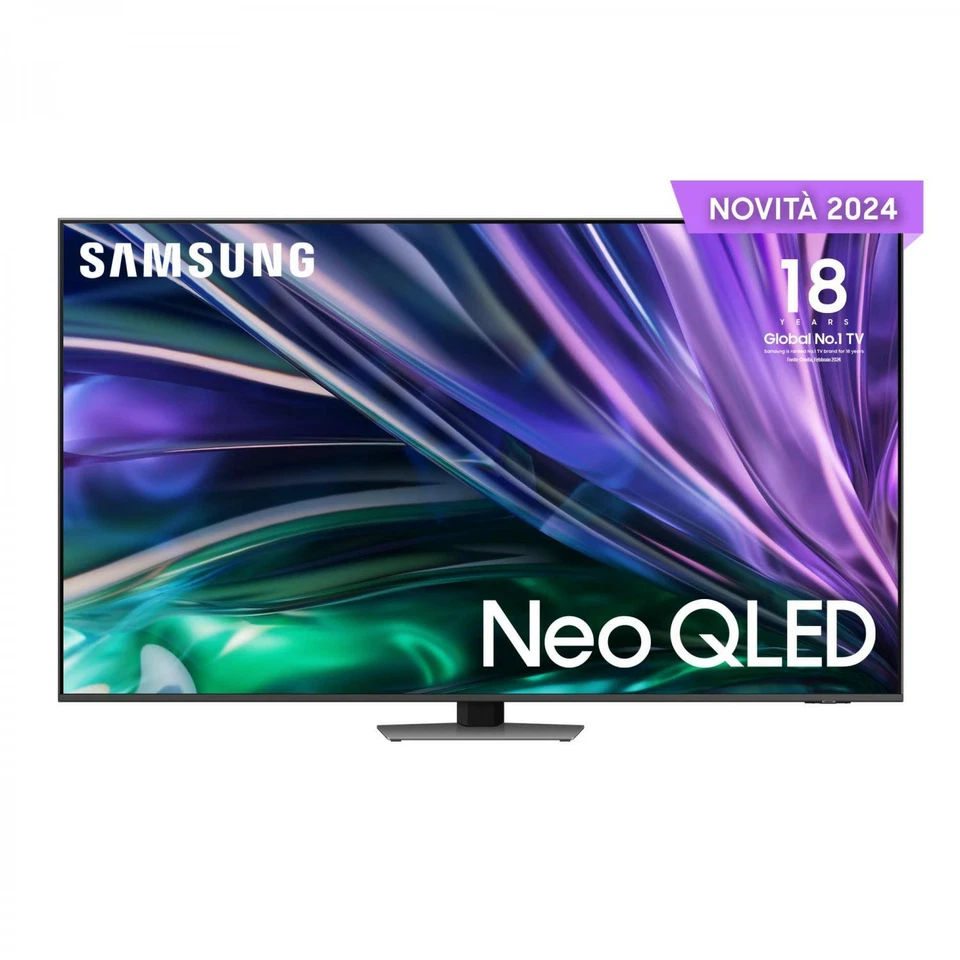 Samsung Smart TV 75" 4K Ultra HD Neo QLED Tizen Classe F Carbonio QE75QN85DBTXZT - Immagine 2 di 4