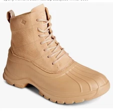 NWOB Sperry Women's Duck Float Zip Seacycled Winter Boot STS88293 Sz 11