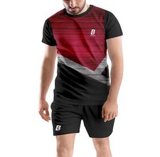 Printed Super Net Comfortable T shirt Shorts Set for Sports Gym