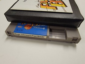 Hoops, All-Pro Basketball & Magic Johnson's Fast Break - 3 Nintendo (NES) Games