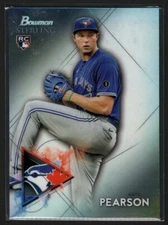 Nate Pearson 2021 Bowman Sterling #BSR-60 Rookie - Toronto Blue Jays
