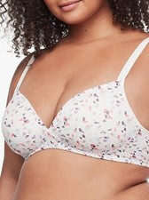 Warner's Women's Elements of Bliss Wire-Free Lift Bra Ivory/Multicolor Size 34C