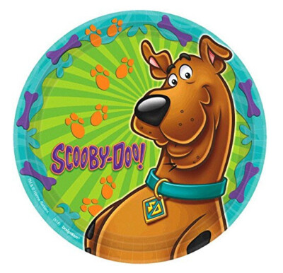 Scooby Doo Paper Plates Birthday Party Supplies 8pc 9 Round Lunch