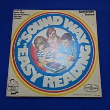 Vintage The Sound Way To Easy Reading Learning System Orig Paperwork  3 Records