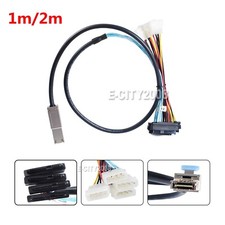 MINI SAS HD SFF8088 26P to 4 Ports SAS SFF8482 29P Server Conversion Cables 1/2m