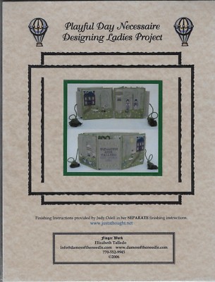 Playful Day Necessaire Designing Ladies Project- Cross Stitch-New