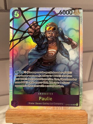 one piece tcg pillars of strength card list One Piece TCG Card Paulie OP03-066 SR English Pillars of Strength NM