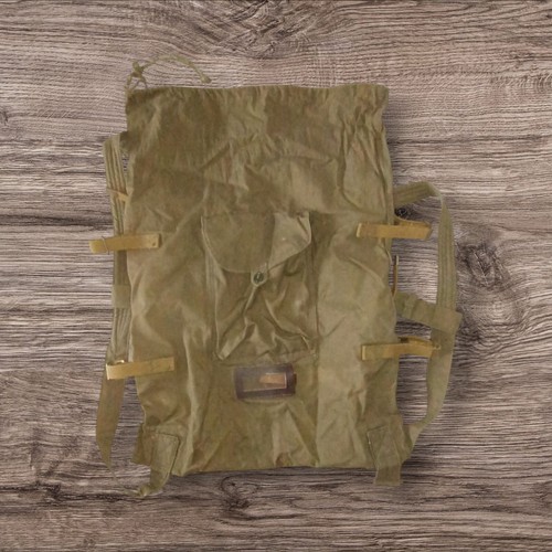 Vintage Soviet Military Duffel Bag – 1988 | Authentic Canvas Shoulder Sack