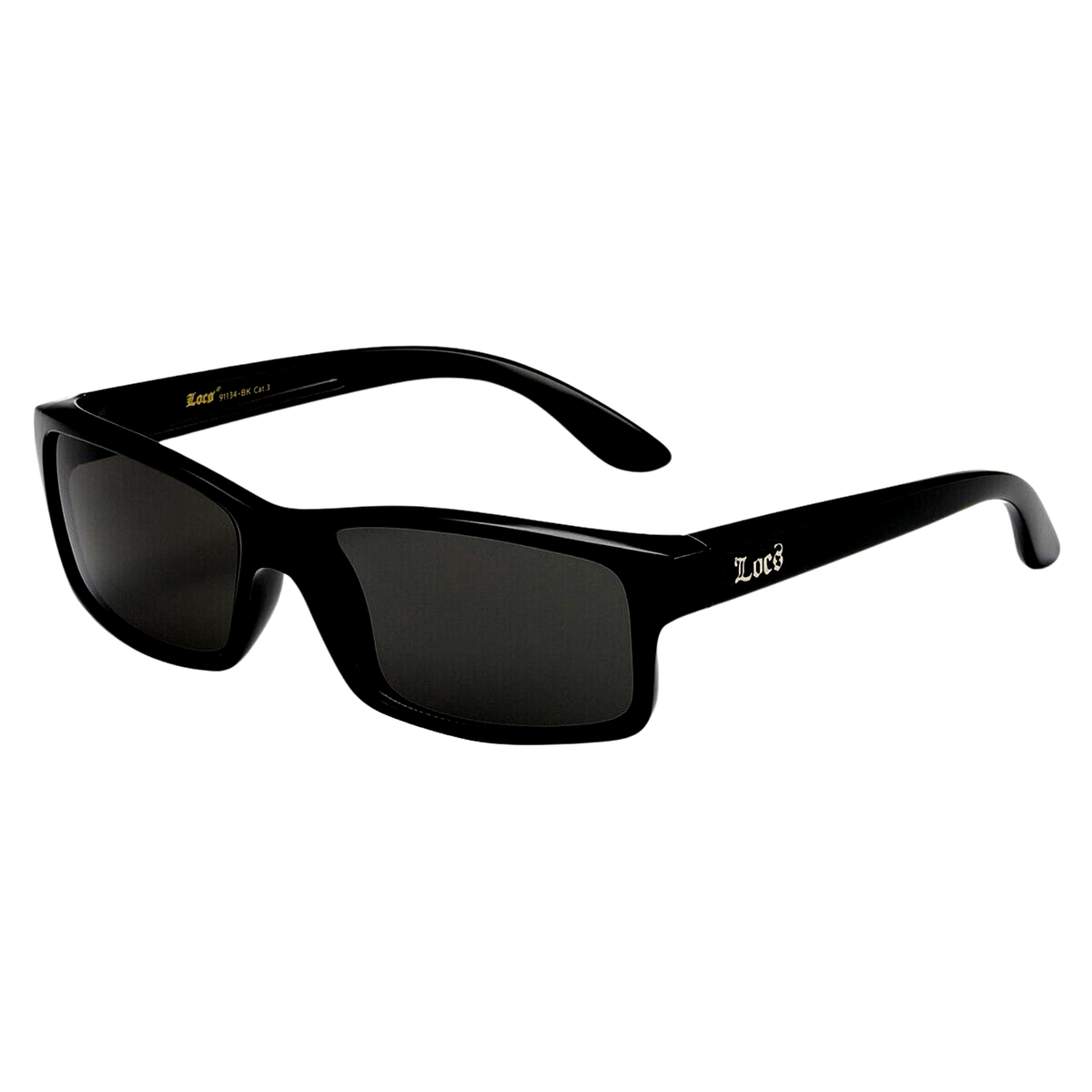 LOCS Dark Category 3 Lens Sunglasses Gangster Sleek Eyewear 