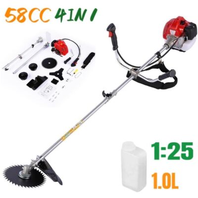 58CC Grass String Trimmer Gas Powered Straight Shaft Weed Eater 2-Stroke 1600W