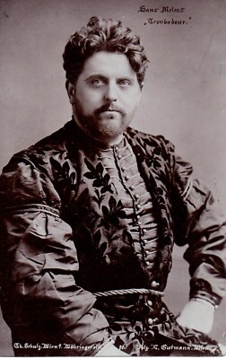 Opera: HANS MELMS; original autograph on a photo