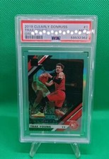 2019 Clearly Donruss Trae Young /25 Green #1 PSA 9