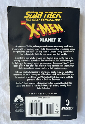 Star Trek The Next Generation X-Men Planet X (1998) OOP Vintage