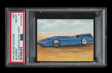 1937 🚘 PSA-8 - #93 - Peter Jackson Speed Through The Ages Bluebird M. Campbell 