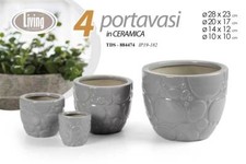 Vaso da fiori in porcellana ceramica moderna nordica in ceramica per la decorazi