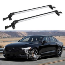For Volvo S60 S80 S90 Lockable Bare Roof Rack Cross Bars Luggage Cargo Carriers