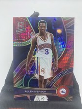 2021-22 Spectra Spectracular Debut Hyper Prizm Allen Iverson Sixers HOF  Z13