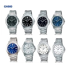Casio Men's Standard Analog MTP-1215 Stainless Watch Waterproof Arabic-Indic