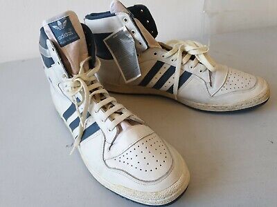 ama de casa Siesta Pronunciar Vintage Adidas Decade Basketball Boots Hi Top Leather Original Trainers  80's 423 | eBay