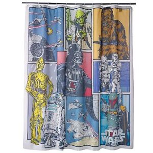 Disney Star Wars Fabric Vader Boba Fett, Boba Fett Shower Curtain