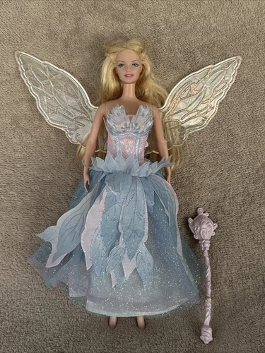 Barbie Puppe Schwan Lake Odette beleuchtete Flügel