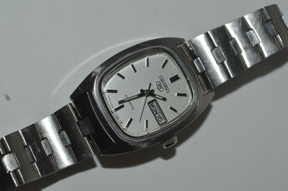 SEIKO 5 Mechanical Automatic 2906-5190 Ladies Watch 24 mm St