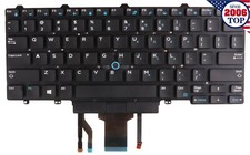 US Keyboard Backlit for Dell Latitude E7450 E5450 E5470 E7470 E7480 P40G 0D19TR