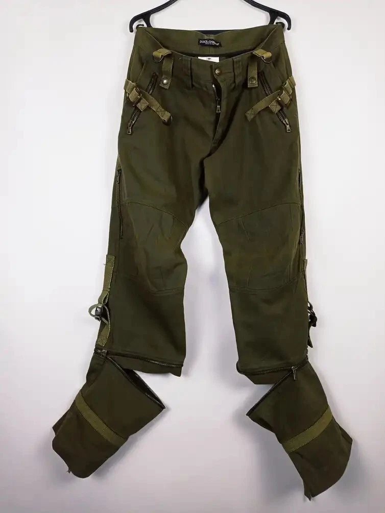 archive y2k DOLCE&GABBANA ボンテージ カーゴパンツ-
