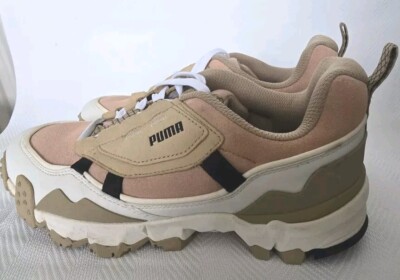 Puma Schuhe Größe 5,5 UK Trailfox Overland Pink Sand fast neu Top Zustand