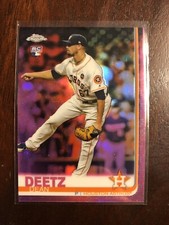 Dean Deetz 2019 Topps Chrome Pink Refractor Rookie Card RC #79 Astros