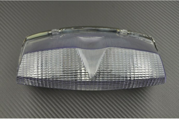 Feu stop LED fumé avec clignotants pour Kawasaki GPZ 500 S 1994-2005