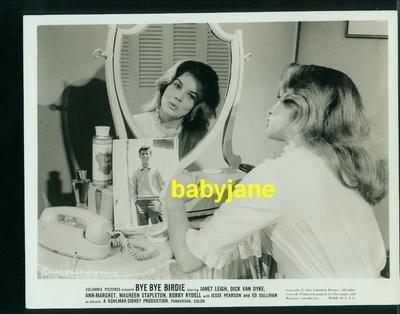 ANN-MARGRET VINTAGE 8x10 PHOTO 1963 SINGING IN MIRROR TO BOBBY RYDELL ...