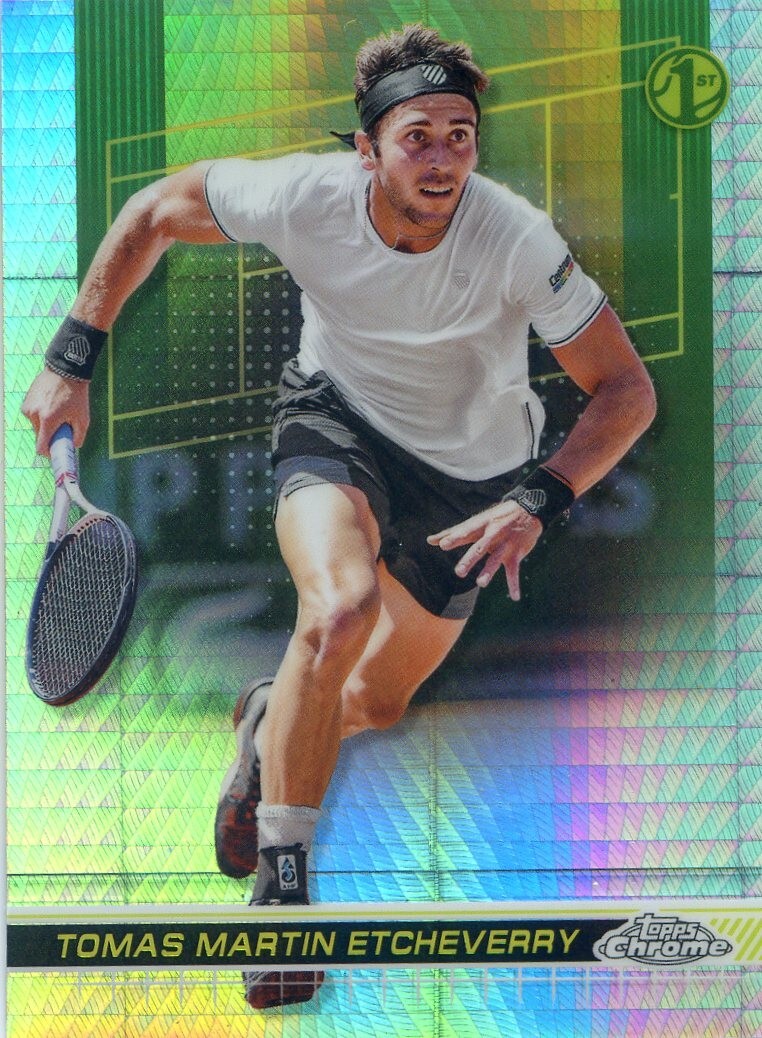 2024 Topps Chrome Tennis TOMAS MARTIN ETCHEVERRY 1ST #96 PRISM