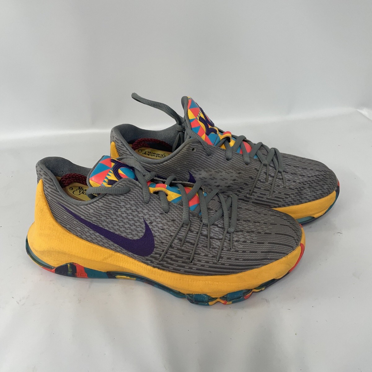 Nike Kevin Durant KD 8 Prince George Shoes 768867-050 Youth Size