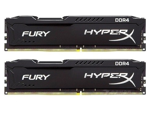 HyperX FuryRAM PC4-19200 DDR4 2400MHZ 16GB (4x16GB) HX424C15FBK4/64 Black