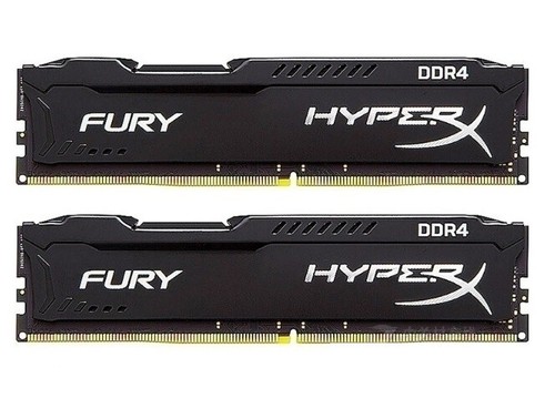 HyperX FuryRAM PC4-19200 DDR4 2400MHZ 16GB (4x16GB) HX424C15FBK4/64 Black - Picture 1 of 3