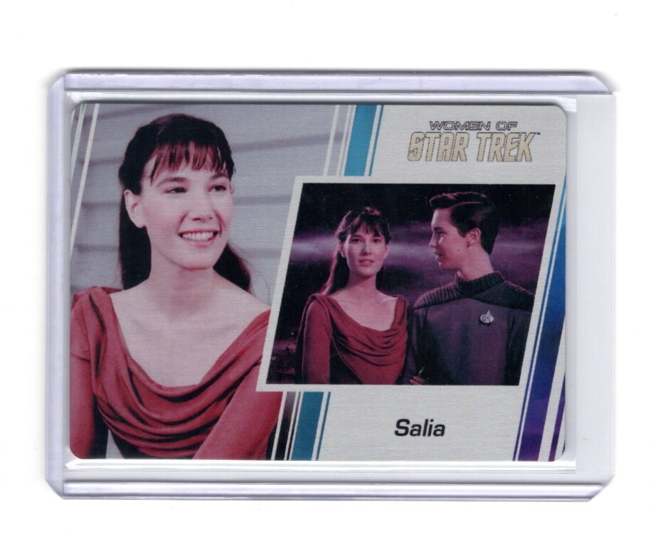 2017 WOMEN OF STAR TREK 50TH ANNIVERSARY METAL CARD SALIA