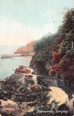 FAMILIENGESCHICHTE - POSTKARTE - BRIDGER - MINEHEAD QUAY STREET ROCK COTTAGE