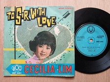CECILIA LIM To Sir with Love - Malaysia Singapore 45rpm 7" EP