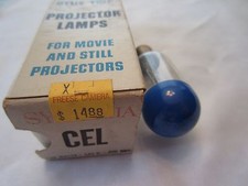 Sylvania CEL 120W 120V 200 Hours Blue Top Projector Lamp Projection Bulb NOS
