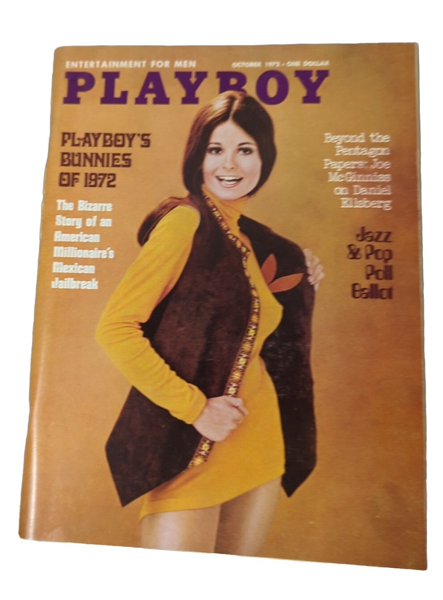Playboy Vintage Magazine Oct.. 1972 Sharon Johansen POTM/Bunnies