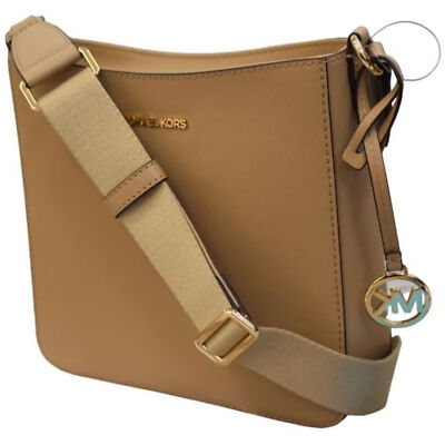 Michael Kors Small Leather Crossbody Bag (Camel) 35S4GTVC5L-222 | eBay