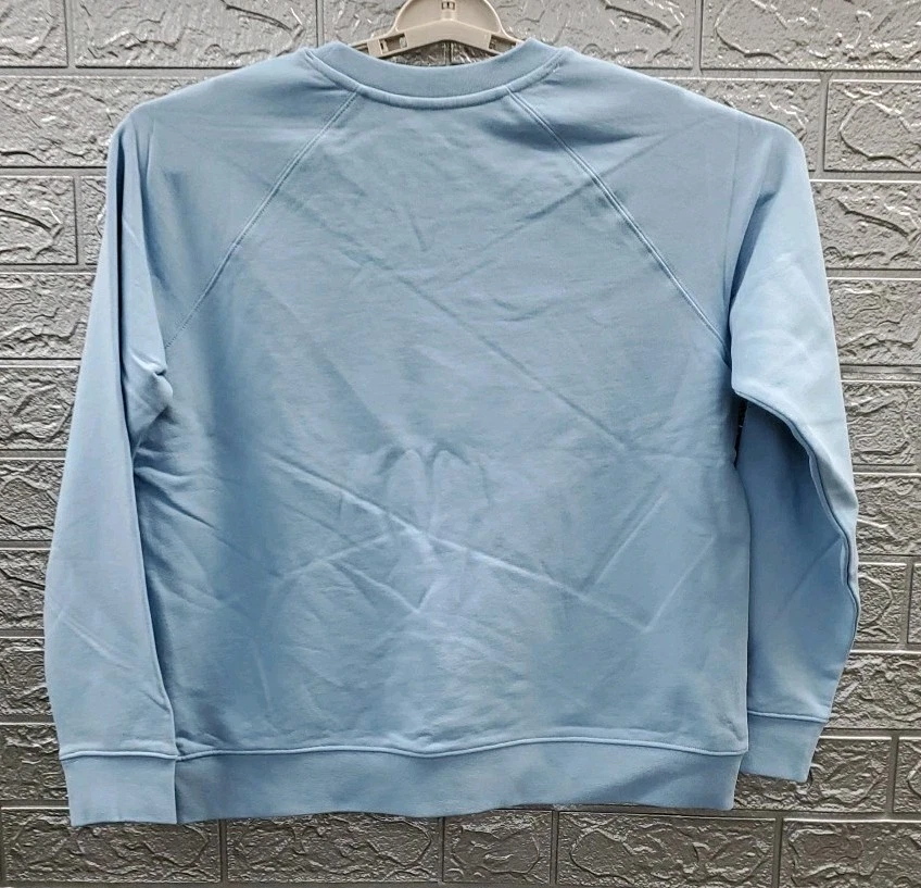 Novo Moletom Boden Rosa Bordado Detalhe Gola Redonda Azul Tamanho M - Imagem 3 de 4