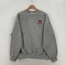 Vintage Ohio State Buckeyes Sweatshirt Mens XL Gray NCAA Football Lee 2002
